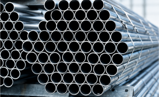 Low-carbon Stainless Steel 304L pipes prepared for chemical processing pipeline installation